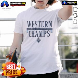 Good Vancouver Whitecaps FC 2025 MLS Western Conference Champions Locker Room T-Shirt