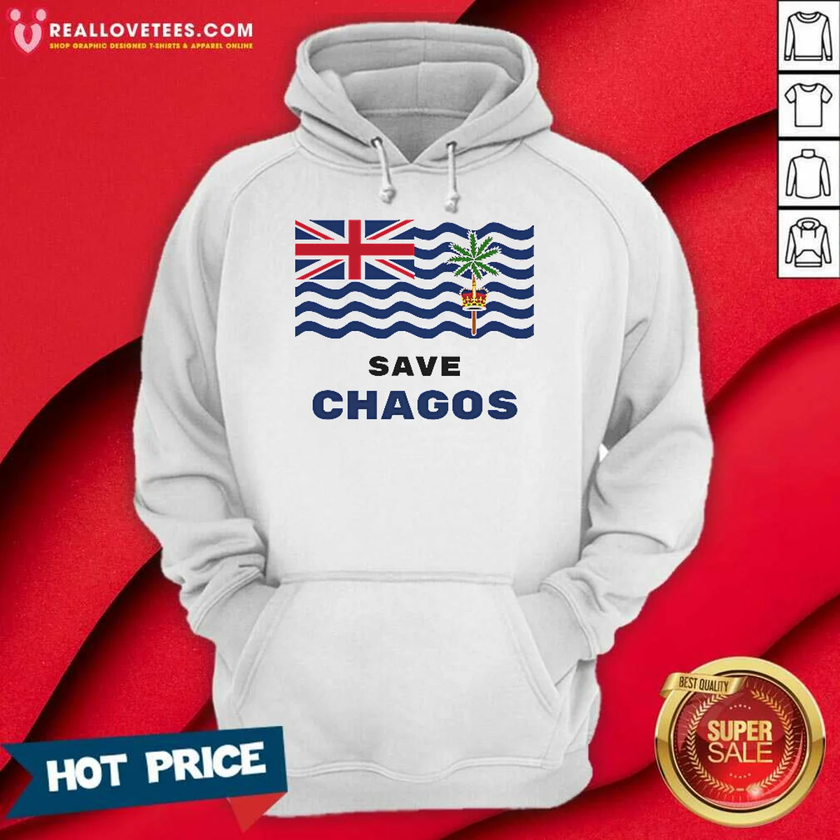 Good Save Chagos British Indian Ocean Territory Flag Shirt - Image 3