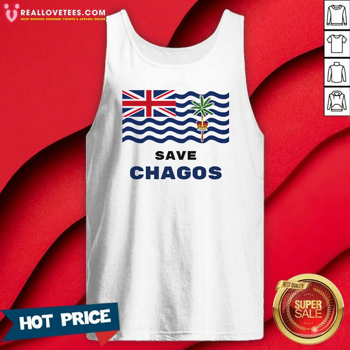 Good Save Chagos British Indian Ocean Territory Flag Shirt - Image 5