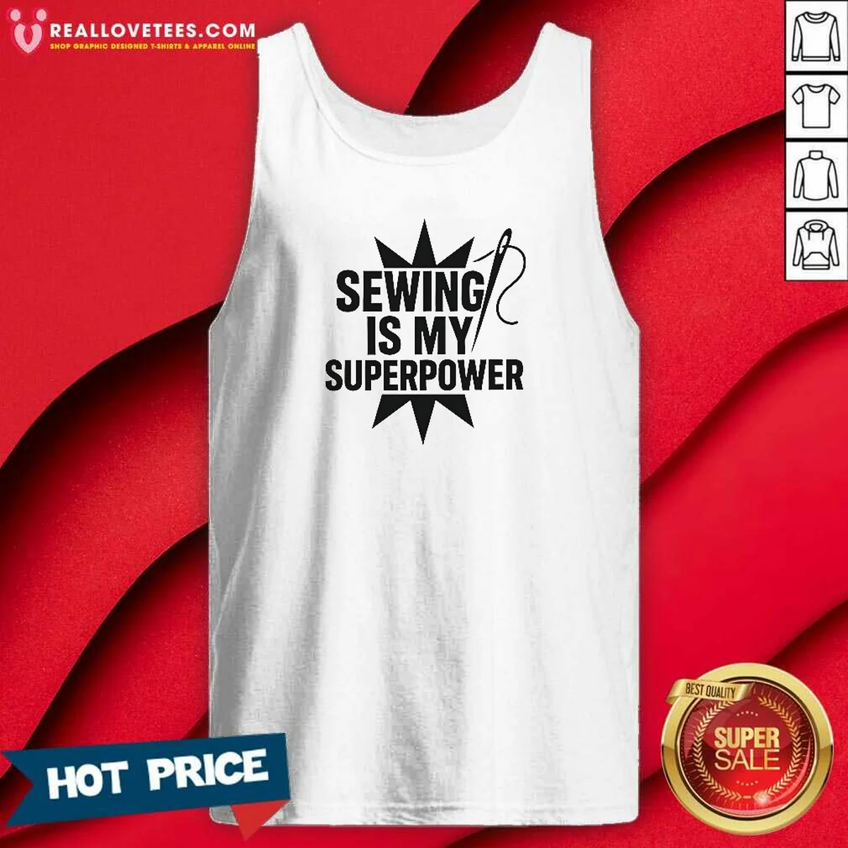 Pretty Sewing Is My Superpower Seamstress Quilting Shirt - Image 5