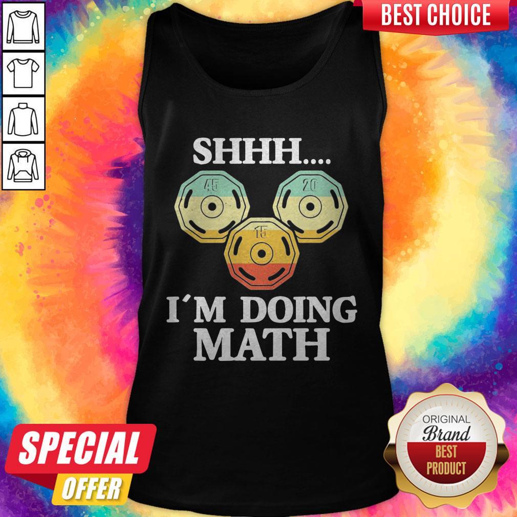 Shhh I'M Doing Math Vintage Shirt - Image 3