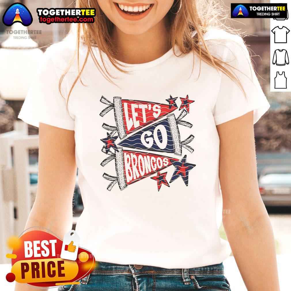 Official Let's Go Denver Broncos T-Shirt - Image 3