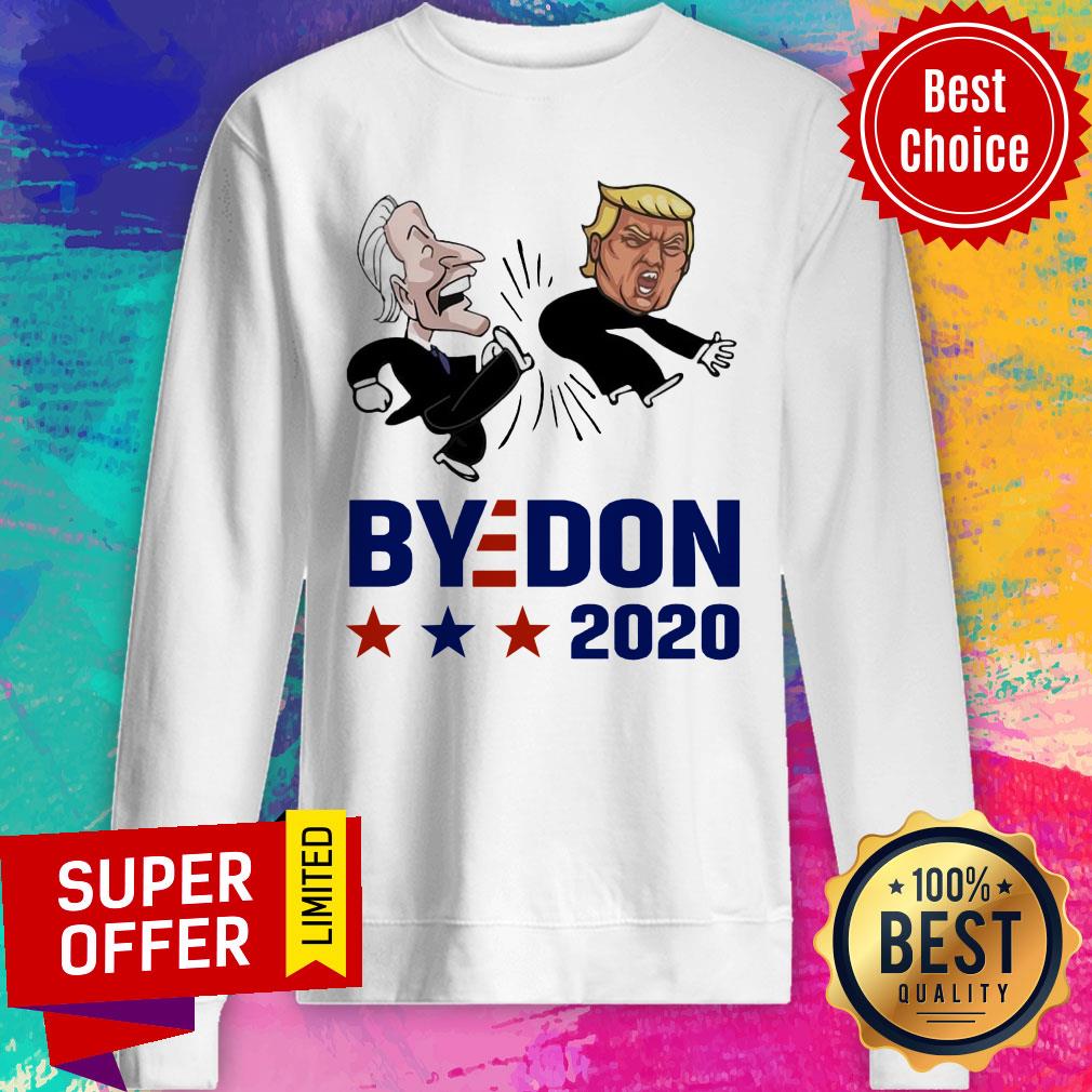 Joe Biden Kicks Trump ByeDon 2020 Shirt - Image 4