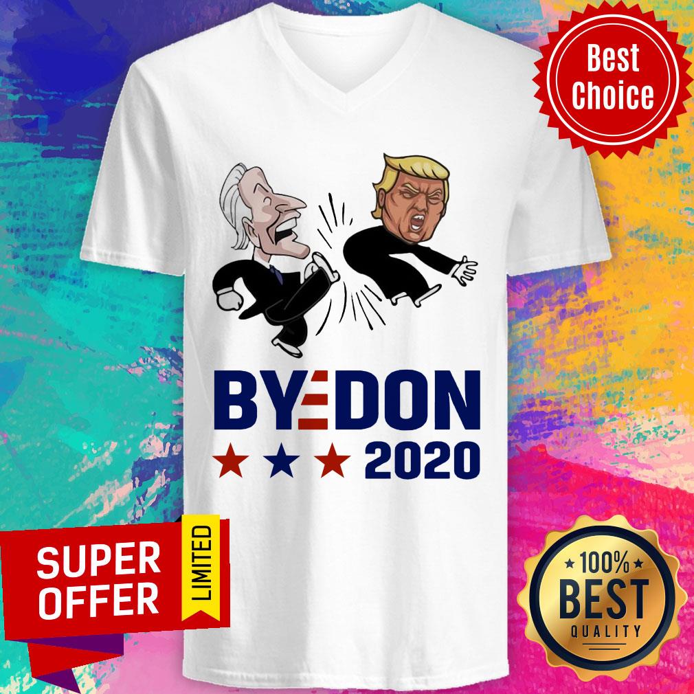Joe Biden Kicks Trump ByeDon 2020 Shirt - Image 2