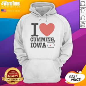 Alternative view of Pretty I Heart Cumming Iowa Shirt