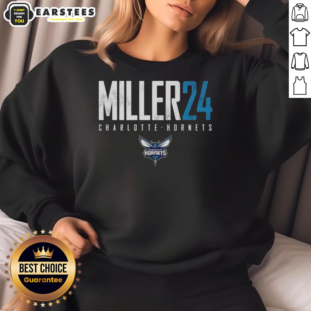 Awesome Brandon Miller 24 Charlotte Hornets Elite T-Shirt - Image 5