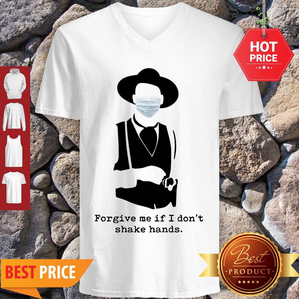 Official Forgive Me If I Don’t Shake Hands Coronavirus Shirt - Image 4
