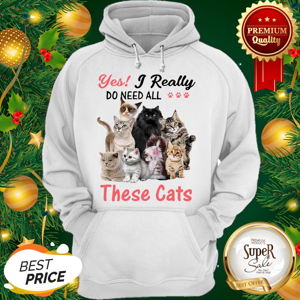Yes I Really Do Need All These Cats Grumpy Maine Coon Shirt - Image 5