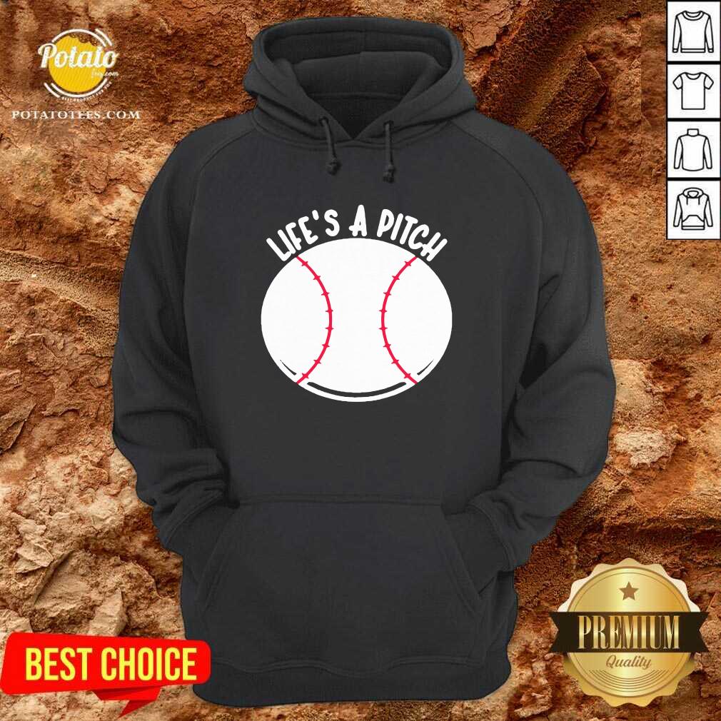 Official Baseball Pitcher Life’s A Pitch Shirt - Image 5