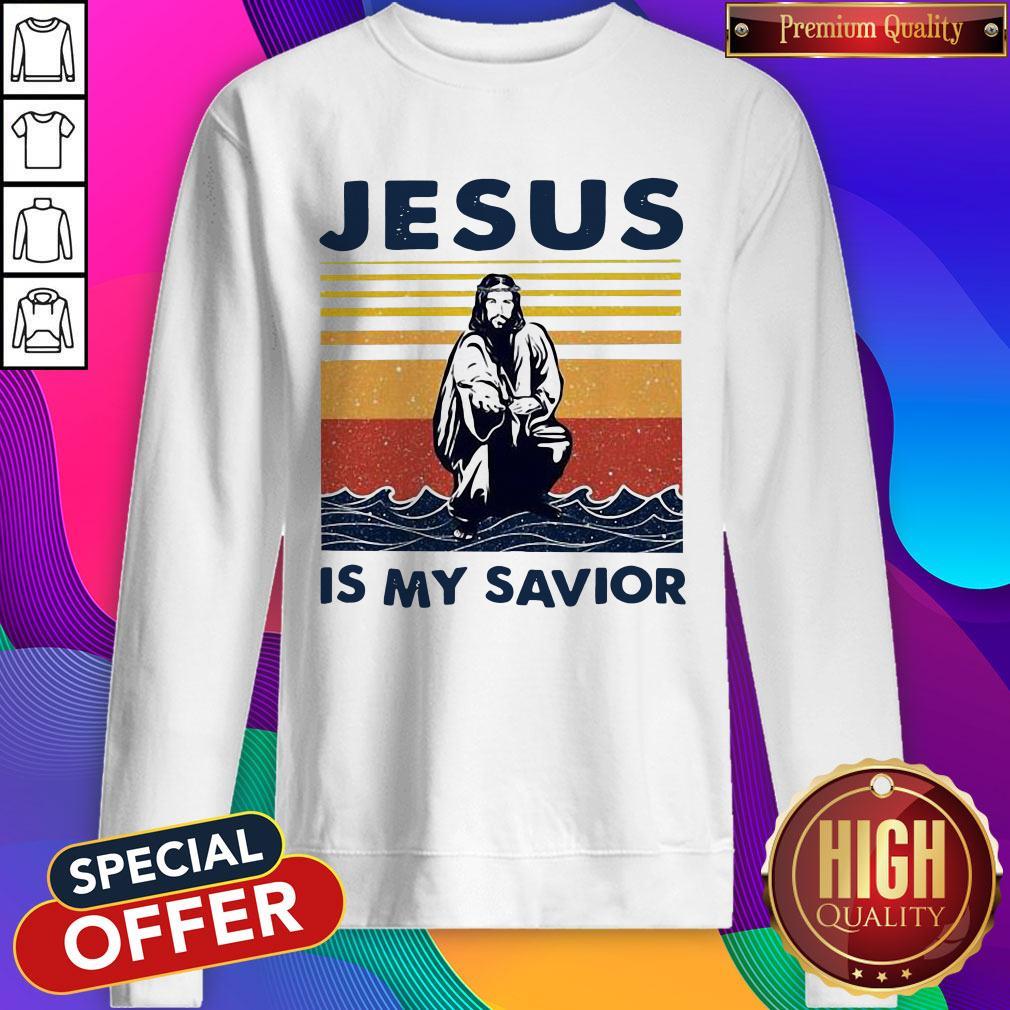 Official Jesus Is My Savior Vintage Shirt - Image 5