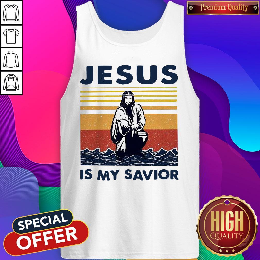 Official Jesus Is My Savior Vintage Shirt - Image 4
