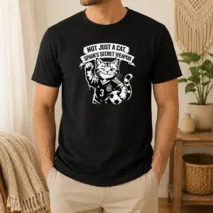 Official Spain Soccer Cat Meme Stencil Shirt