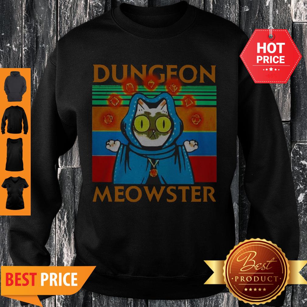 Vintage Cat Dungeon Meowster Shirt - Image 3