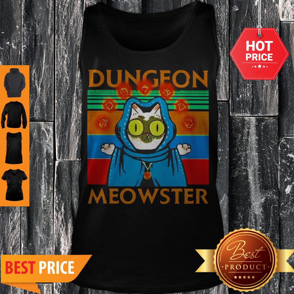 Vintage Cat Dungeon Meowster Shirt - Image 4