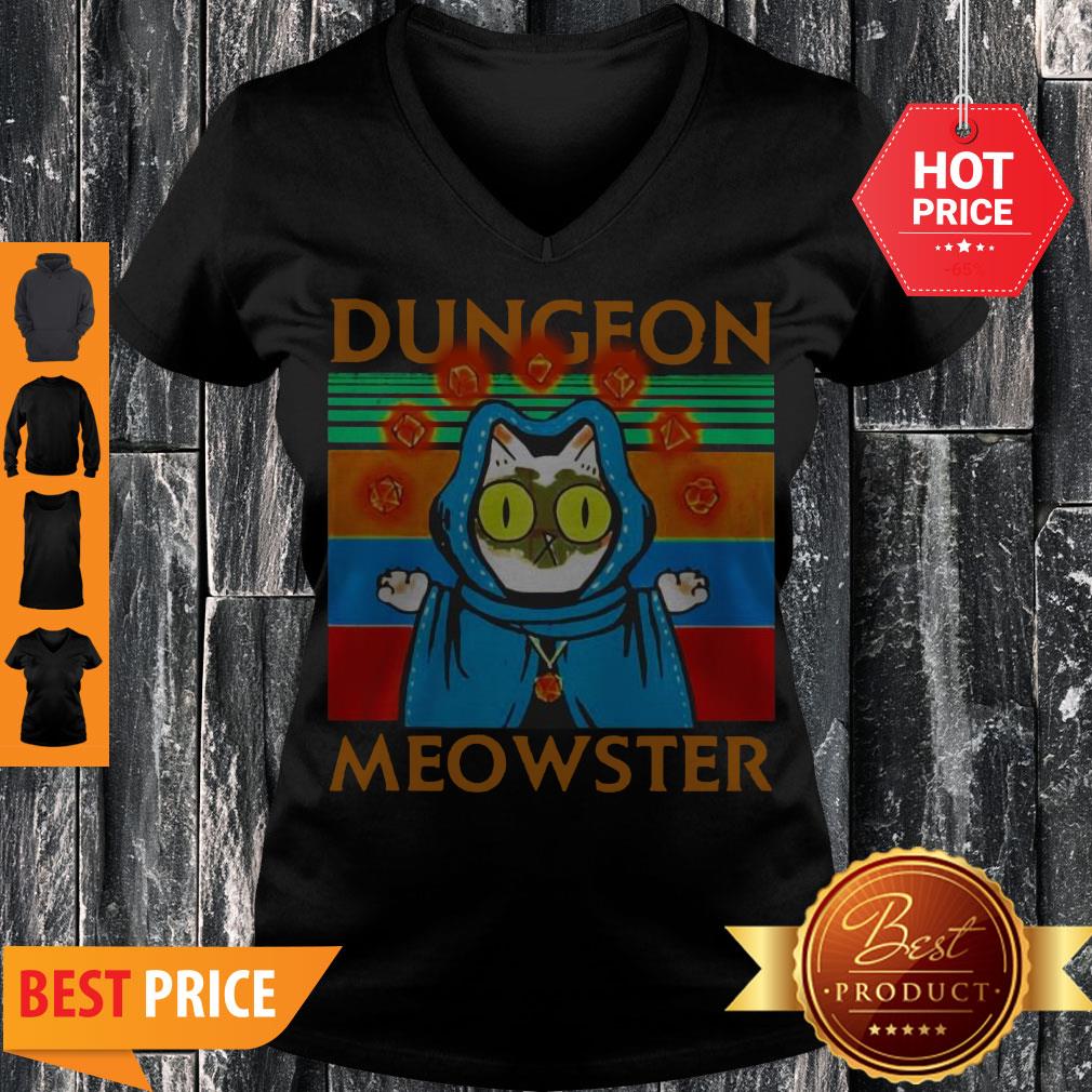 Vintage Cat Dungeon Meowster Shirt - Image 5
