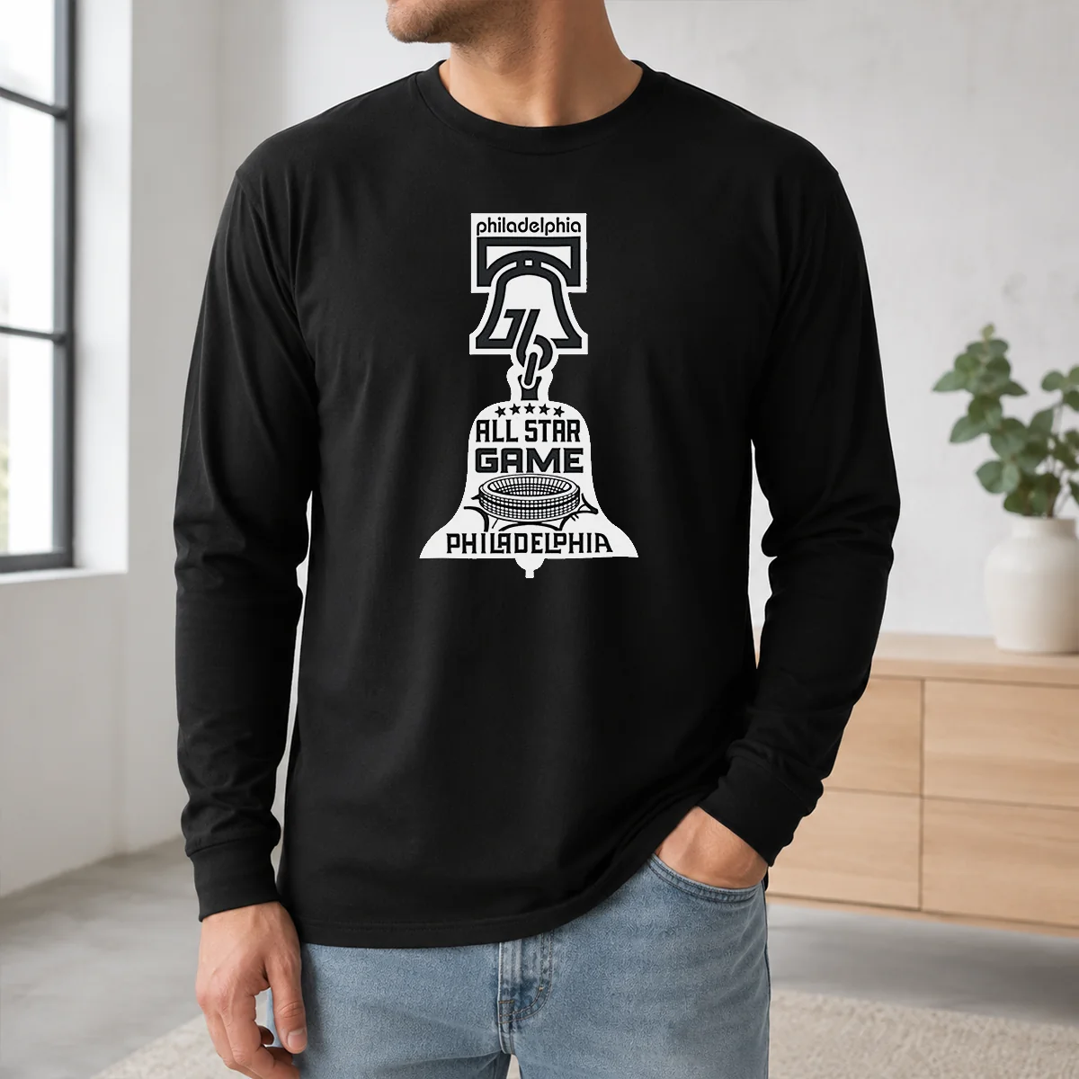 Hot Philadelphia 76ers All Star Game Basketball Bell Shirt - Image 5
