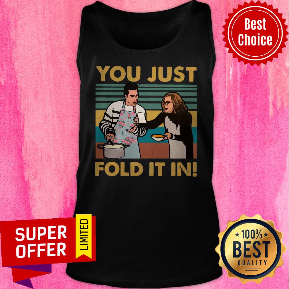 Nice You Just Fold It In Vintage Retro Shirt - Image 5