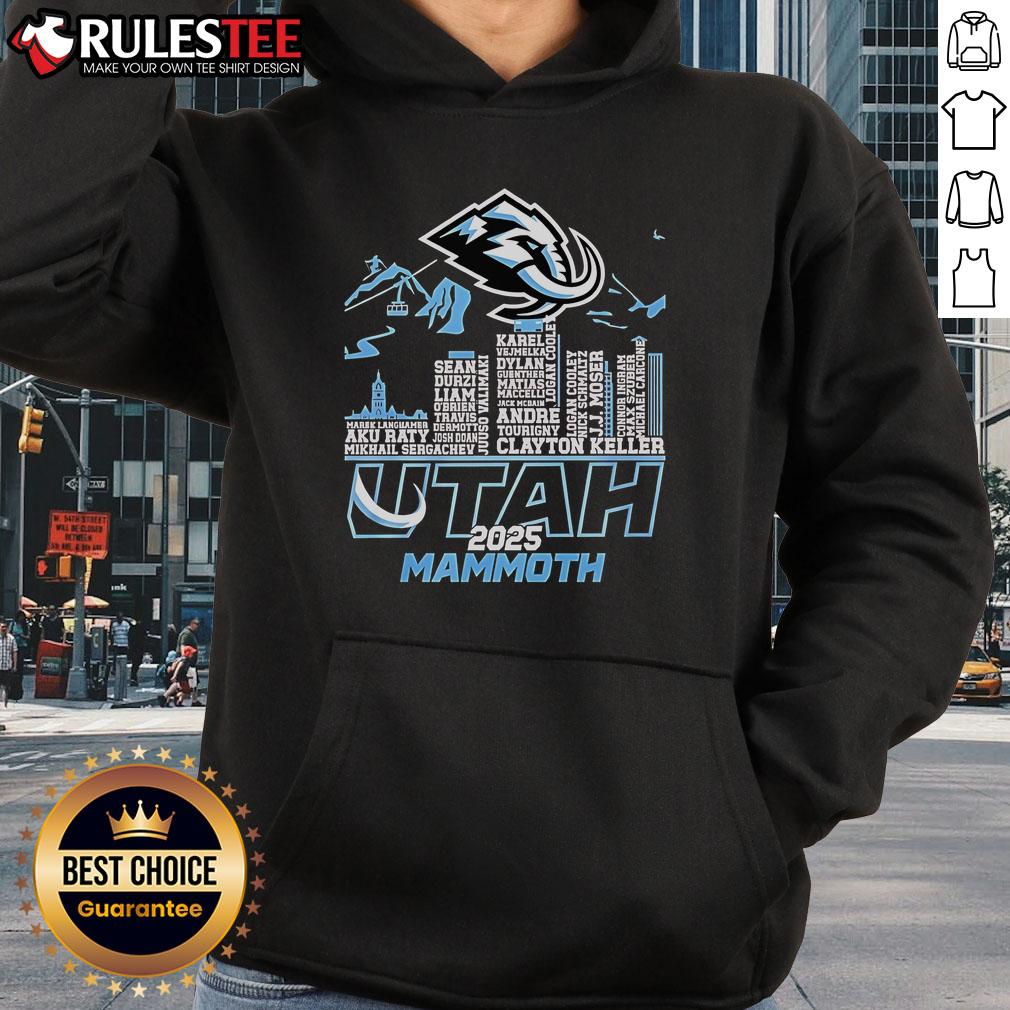 Awesome Utah Mammoth Skyline Name 2025 T-Shirt - Image 2