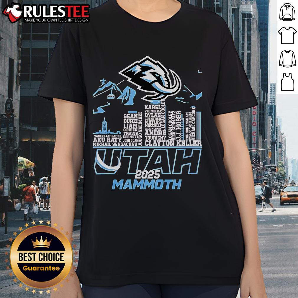 Awesome Utah Mammoth Skyline Name 2025 T-Shirt - Image 3