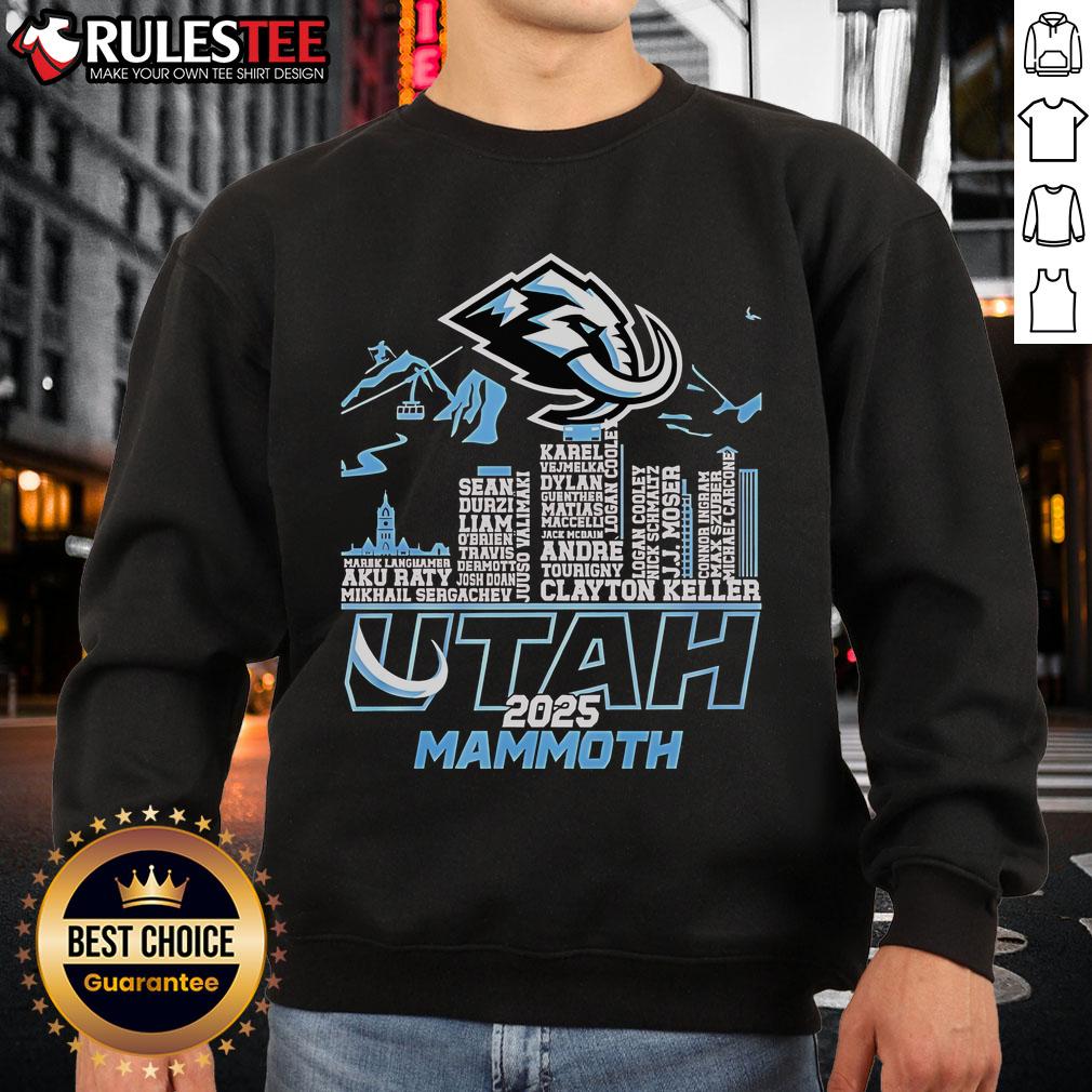 Awesome Utah Mammoth Skyline Name 2025 T-Shirt - Image 5