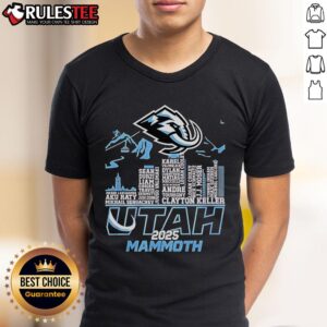 Awesome Utah Mammoth Skyline Name 2025 T-Shirt