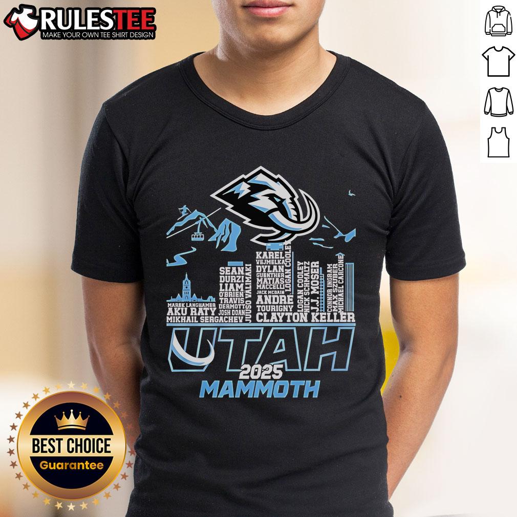 Awesome Utah Mammoth Skyline Name 2025 T-Shirt
