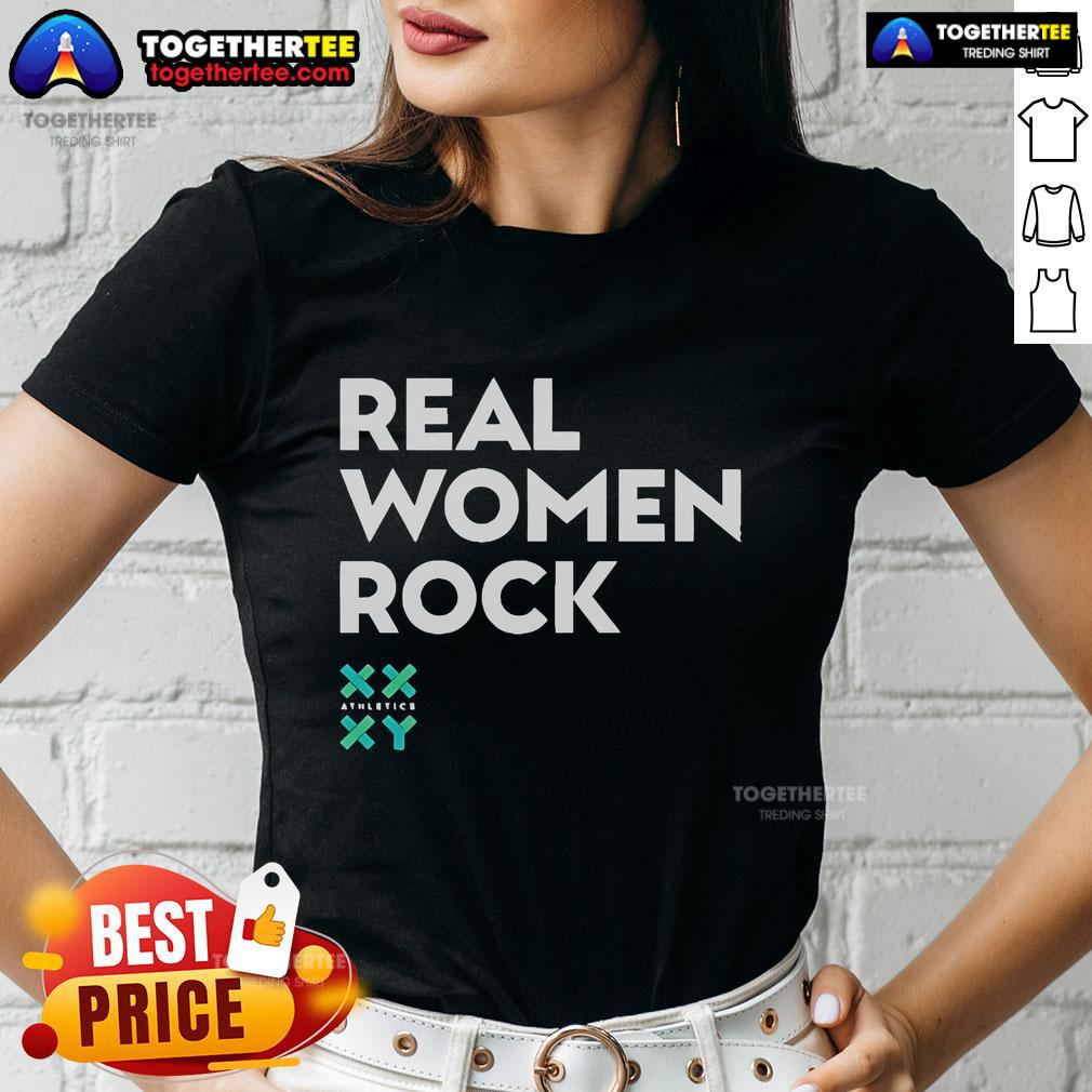 Official Real Women Rock T-Shirt - Image 3