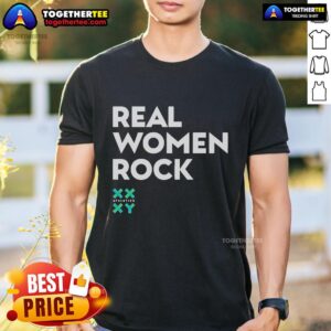 Official Real Women Rock T-Shirt