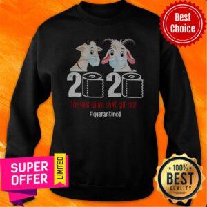 Alternative view of Funny Goat 2020 The Year When Shit Got Real Shirt