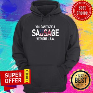 Alternative view of Top You Can’t Spell Sausage Without USA Shirt