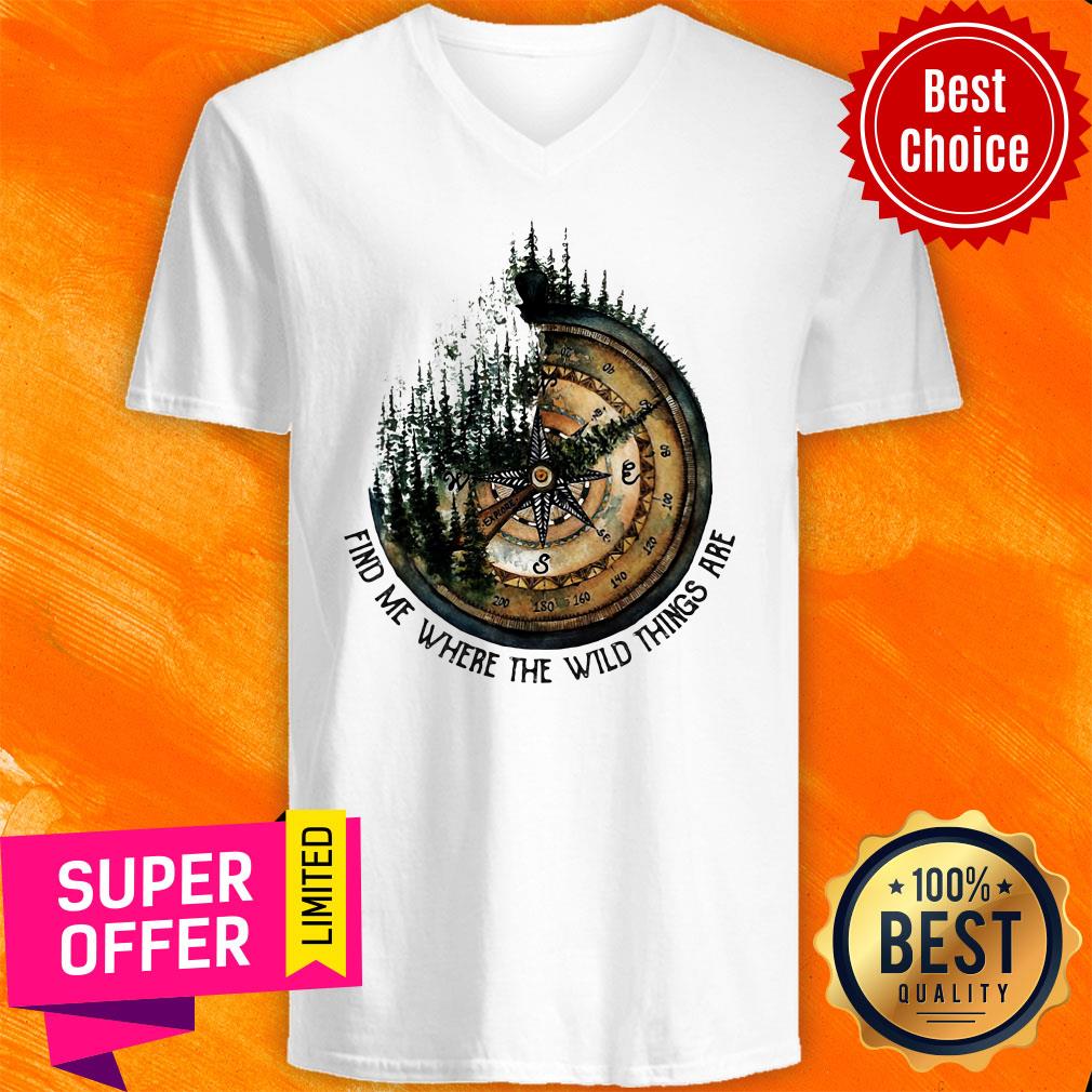 Funny Compass Jungle Find Me Where The Wild Things Are Shirt - Image 4
