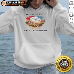 Alternative view of Nice The British Mind Cannot Comprehend Donut Burger T-Shirt