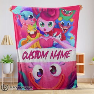 Official Premium Poppy Playtime Mommy Long Legs And Friends Blanket Fleece Customized Blanket