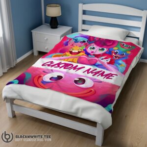 Alternative view of Official Premium Poppy Playtime Mommy Long Legs And Friends Blanket Fleece Customized Blanket