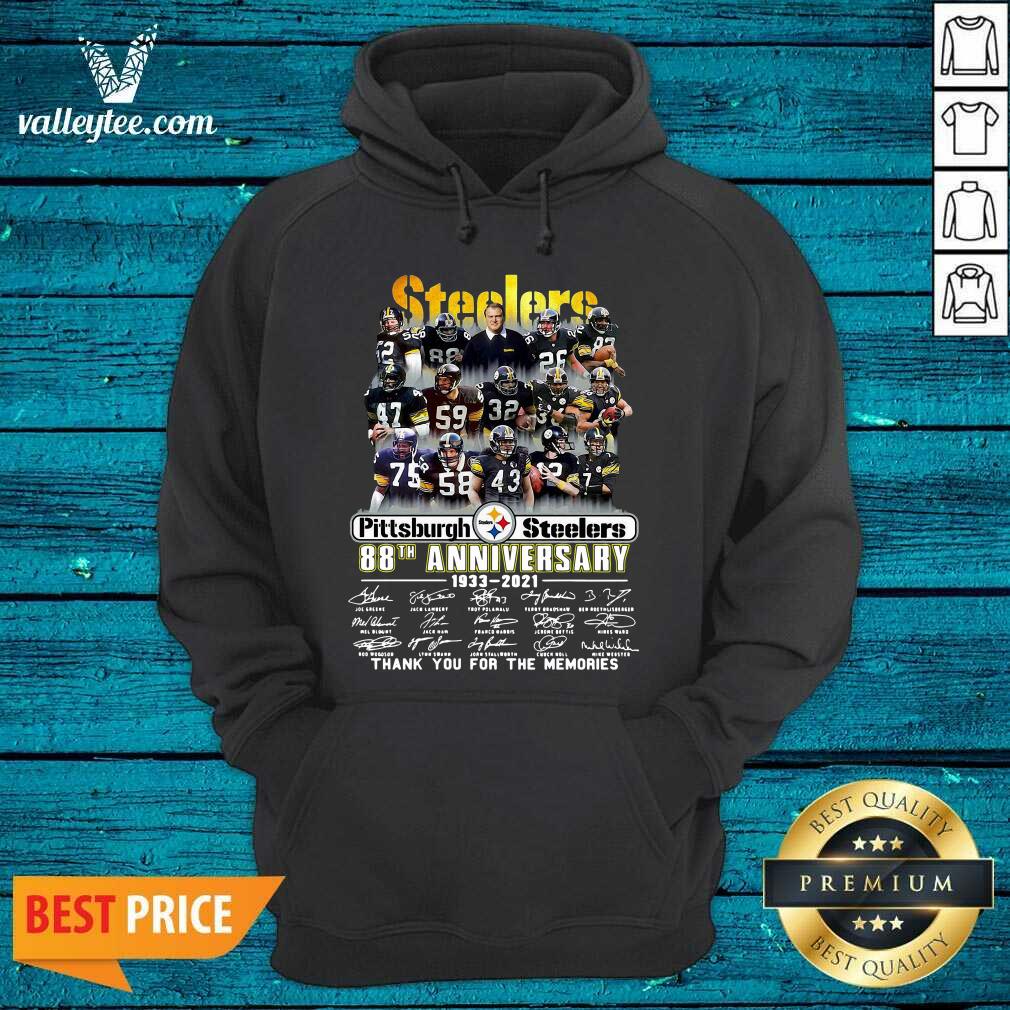 Hot Pittsburgh Steelers 88th Anniversary Thank You For The Memories Signatures Shirt - Image 3