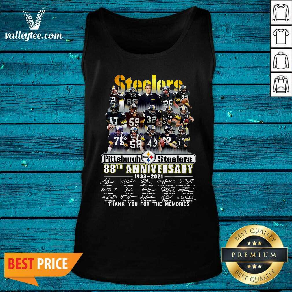 Hot Pittsburgh Steelers 88th Anniversary Thank You For The Memories Signatures Shirt - Image 5
