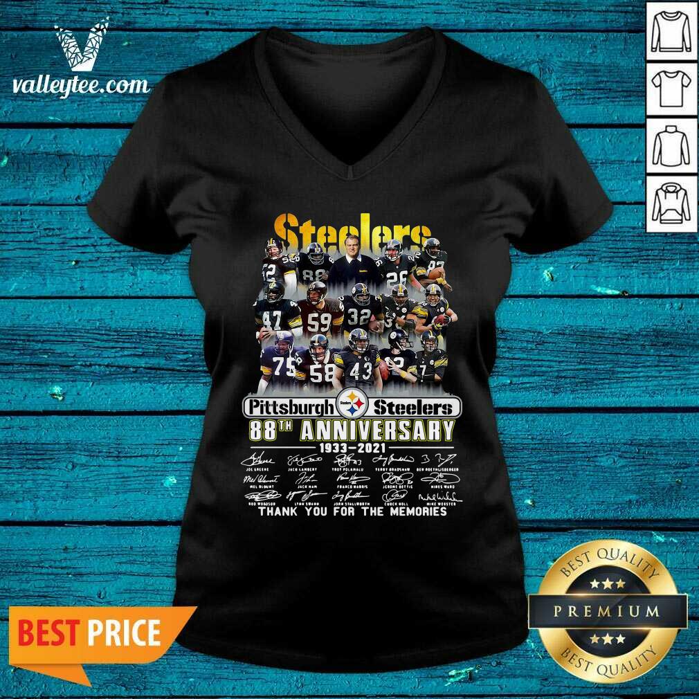 Hot Pittsburgh Steelers 88th Anniversary Thank You For The Memories Signatures Shirt - Image 4