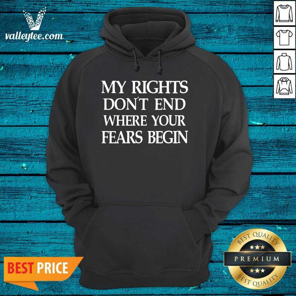 Lovely My Rights Don'T End Where Your Fears Begin Shirt - Image 3