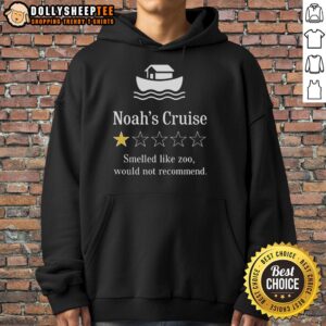 Alternative view of Good Noah's Cruise Smelled Like Zoo Would Not Recommend One Star Rating T-Shirt