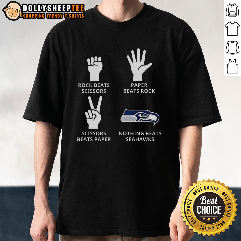 Hot Nothing Beats Seattle Seahawks Football Logo T-Shirt