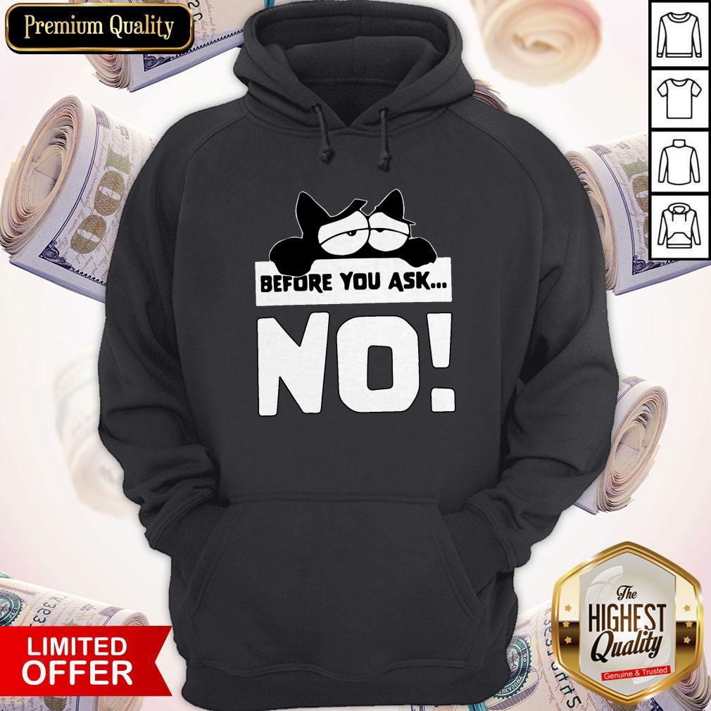 Awesome Before You Ask No Lazy Cat Lover Birthday Shirt - Image 5