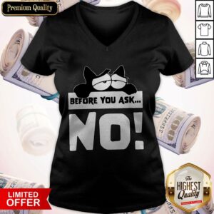 Alternative view of Awesome Before You Ask No Lazy Cat Lover Birthday Shirt