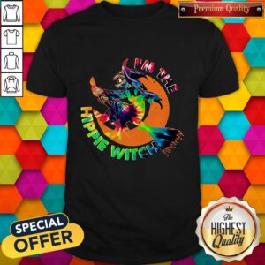 Funny I'm The Hippie Witch Halloween Shirt