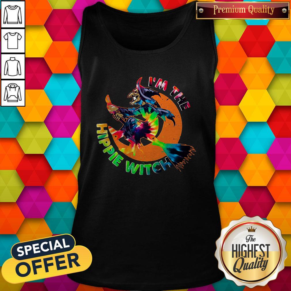 Funny I'm The Hippie Witch Halloween Shirt - Image 3