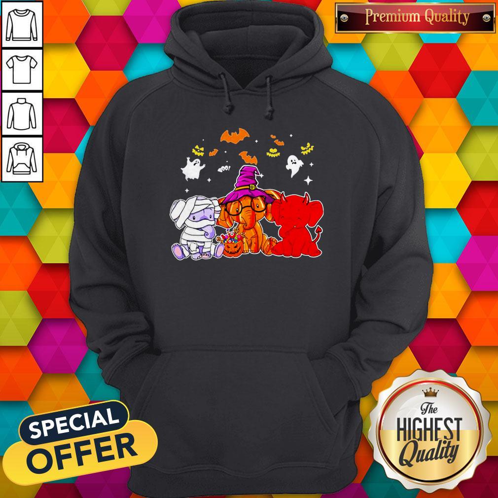 Good Elephant Ghost Halloween Shirt - Image 5