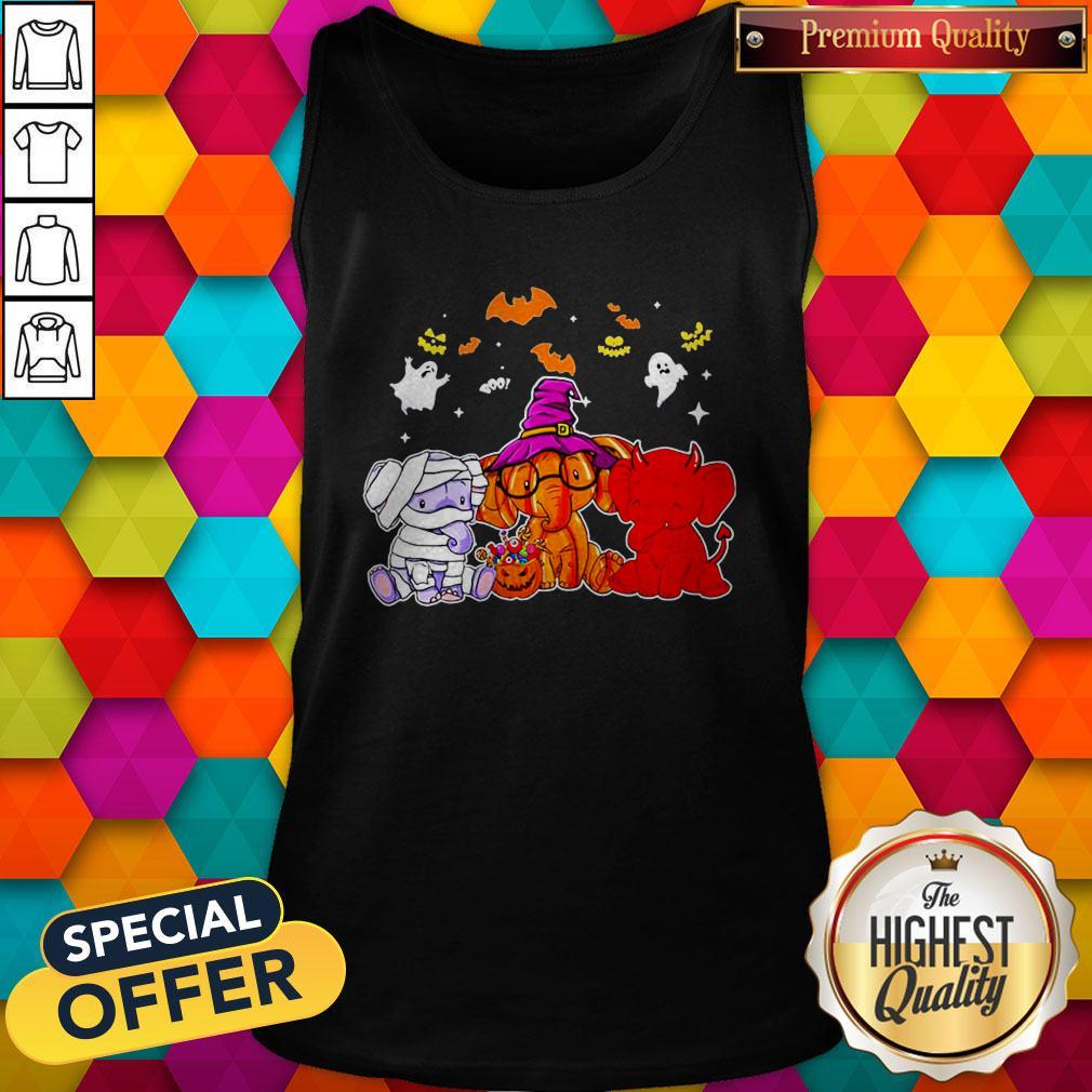 Good Elephant Ghost Halloween Shirt - Image 3