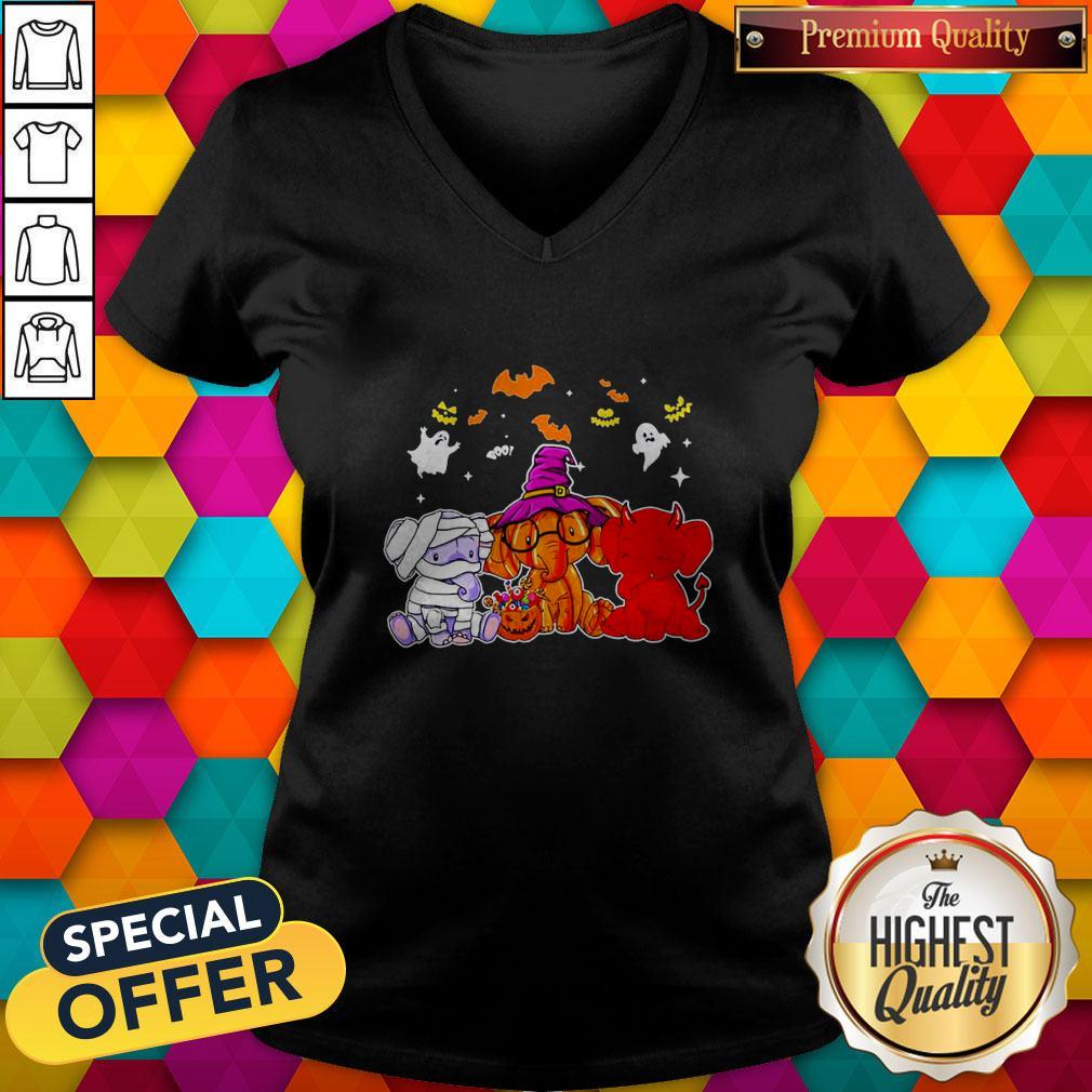 Good Elephant Ghost Halloween Shirt - Image 2