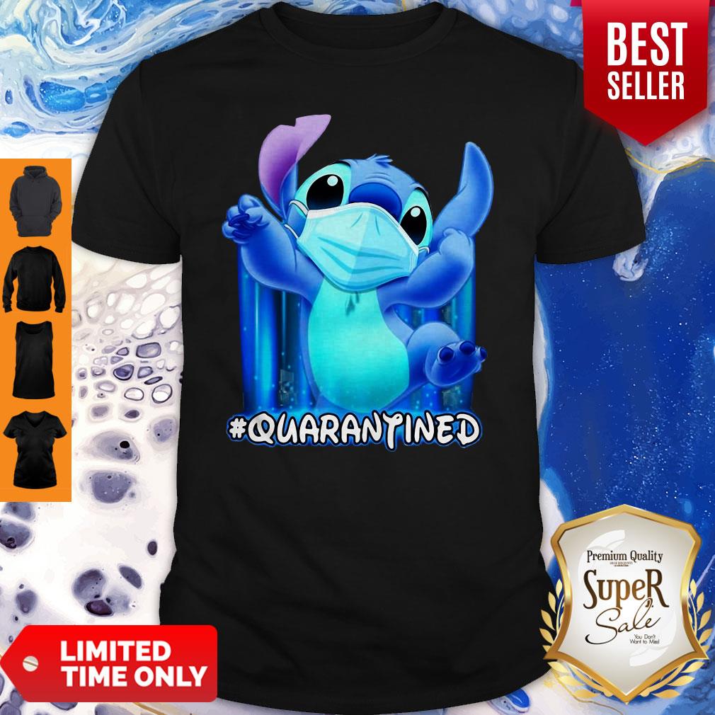 Awesome Stitch Face Mask Quarantined Shirt