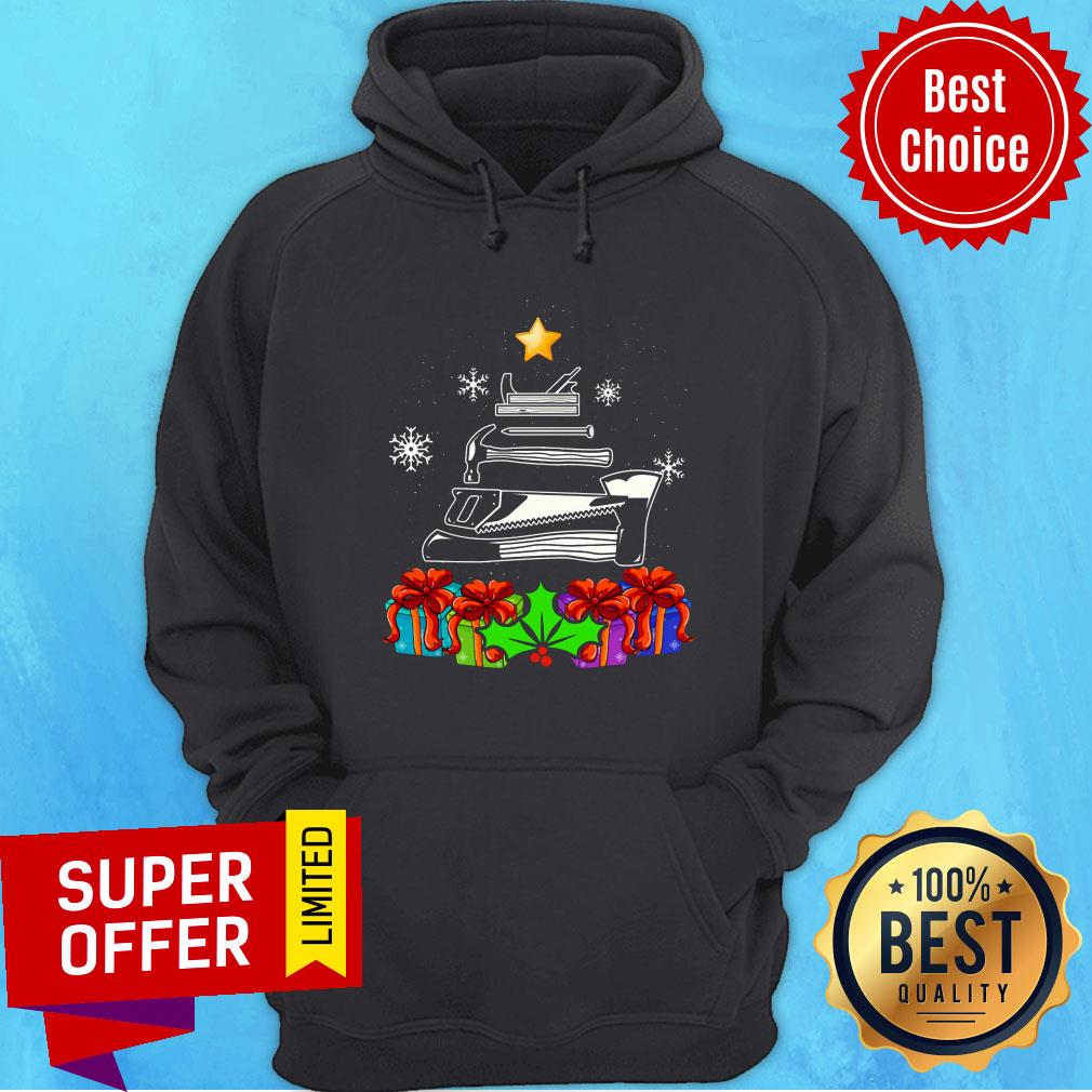 Carpenter Gift Christmas Tree Shirt - Image 2