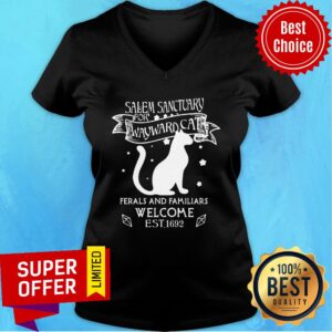 Alternative view of Salem Sanctuary Wayward Cat Ferals Welcome Shirt